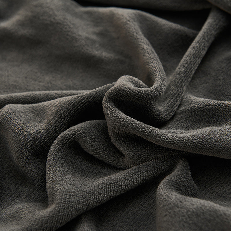 Soild Elegand Bed Sheet Set Flannel Fitted Sheet for Bedroom