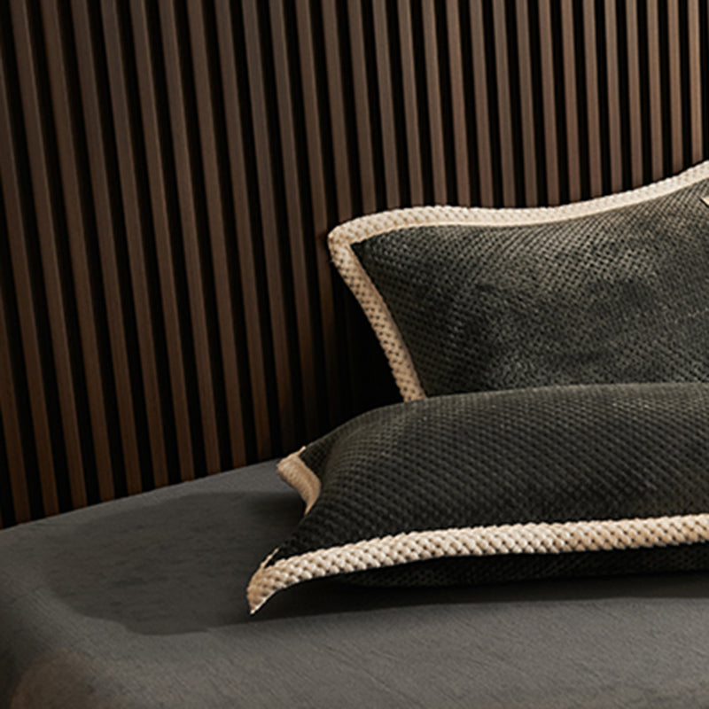 Soild Elegand Bed Sheet Set Flannel Fitted Sheet for Bedroom