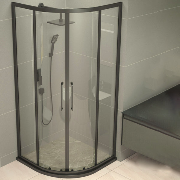 Framed Double Sliding Shower Enclosure Round Shower Enclosure