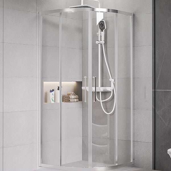 Framed Double Sliding Shower Enclosure Round Shower Enclosure