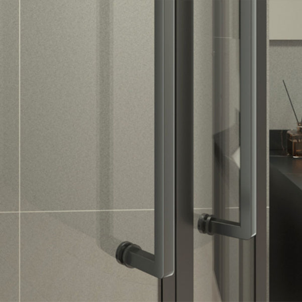 Framed Double Sliding Shower Enclosure Round Shower Enclosure