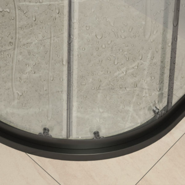 Framed Double Sliding Shower Enclosure Round Shower Enclosure