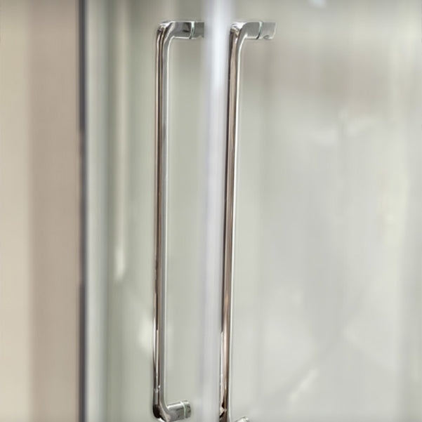 Framed Double Sliding Shower Enclosure Tempered Glass Shower Enclosure