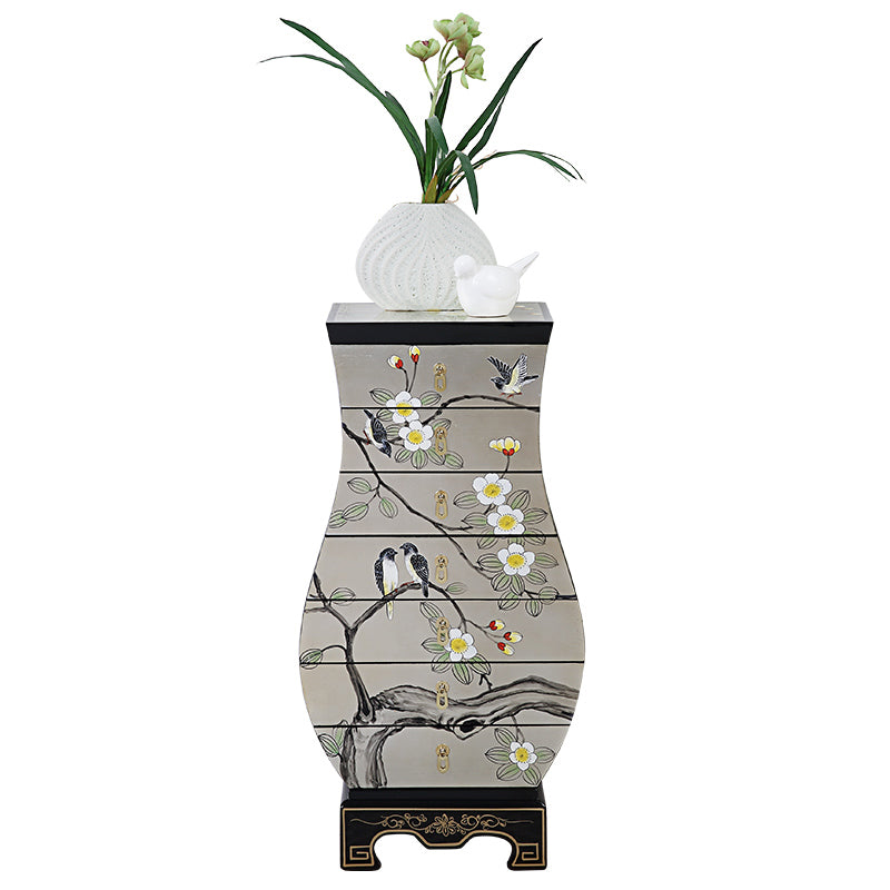 Classic Glam Storage Chest Solid Wood Dresser , 13.26 Inch Width