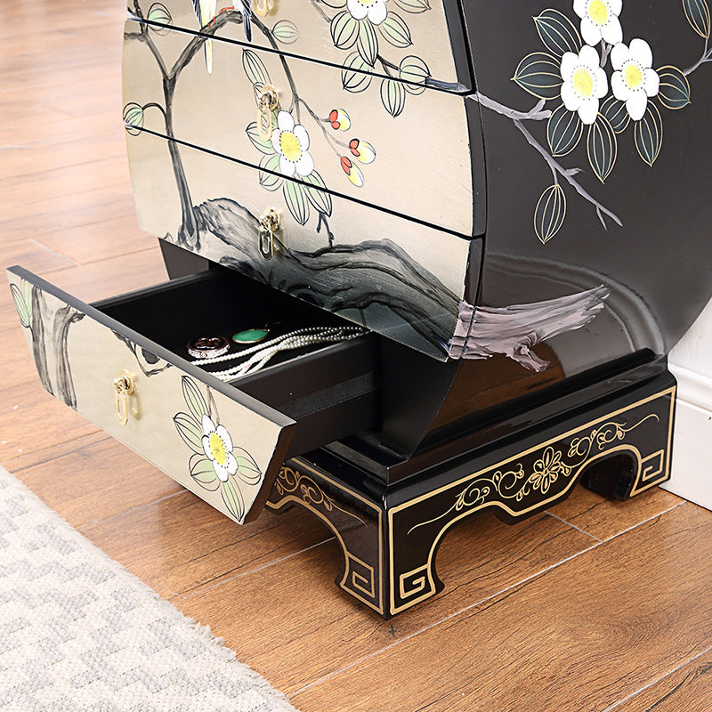 Classic Glam Storage Chest Solid Wood Dresser , 13.26 Inch Width