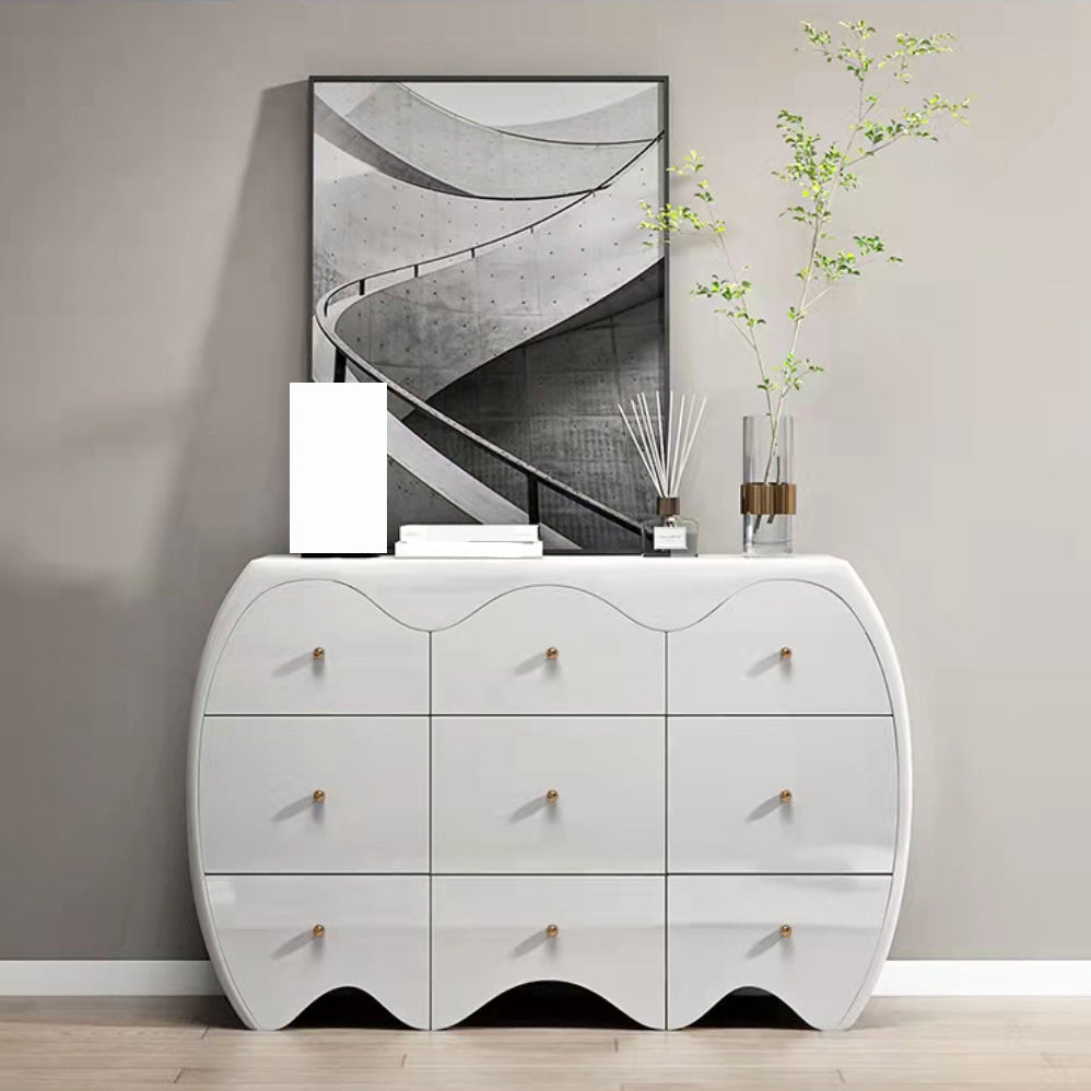 Classic Storage Chest Glam Storage Chest Dresser with 9 Drawers , 15.6 Inch Width