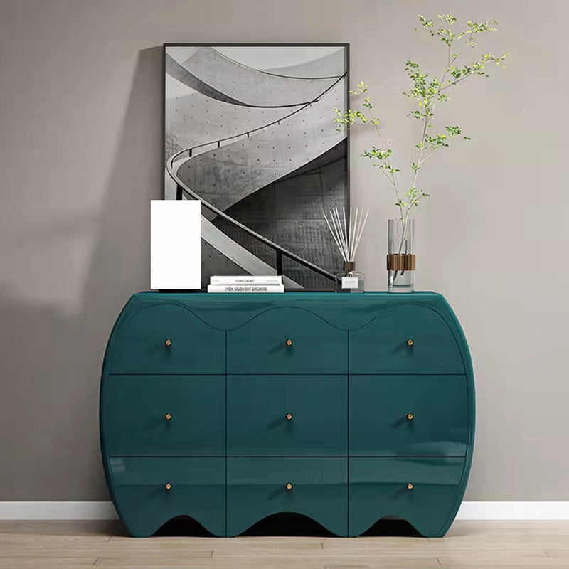 Classic Storage Chest Glam Storage Chest Dresser with 9 Drawers , 15.6 Inch Width