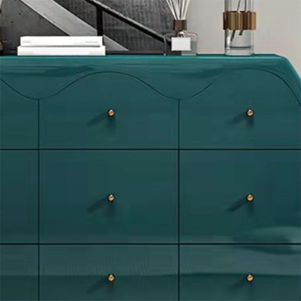 Classic Storage Chest Glam Storage Chest Dresser with 9 Drawers , 15.6 Inch Width