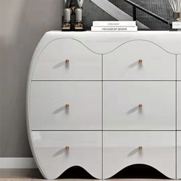 Classic Storage Chest Glam Storage Chest Dresser with 9 Drawers , 15.6 Inch Width