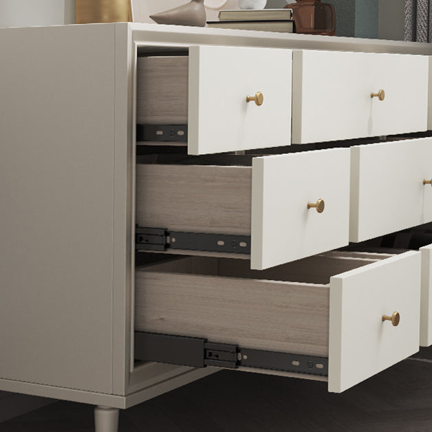 Contemporary Storage Chest Wooden Storage Chest Dresser with 8/9 Drawers for Home