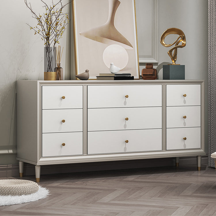 Contemporary Storage Chest Wooden Storage Chest Dresser with 8/9 Drawers for Home