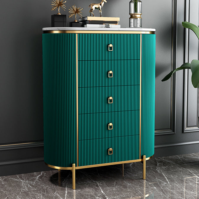 Modern Lingerie Chest Marble Vertical Storage Chest Dresser for Bedroom