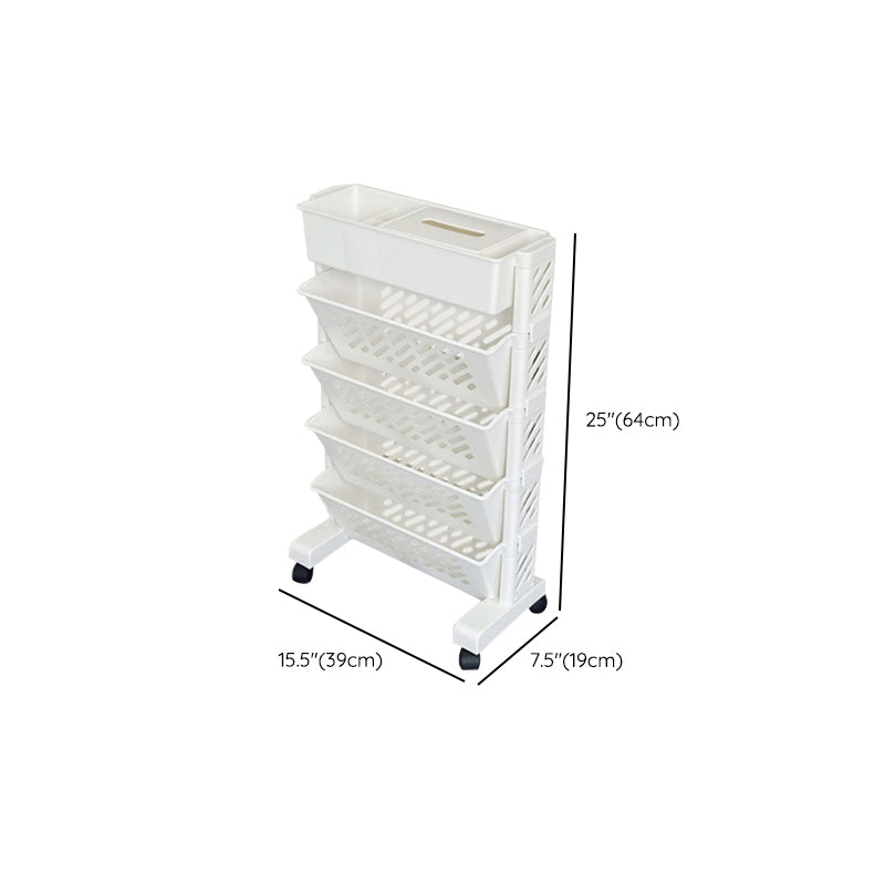 Contemporary Style Closed Back Bookshelf Acrylic Bookcase for Study Room