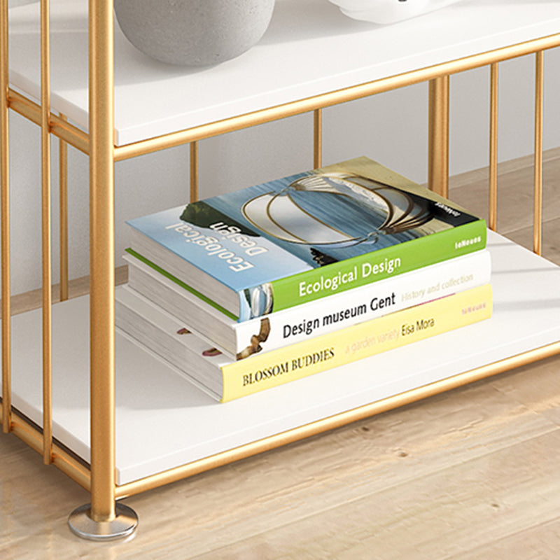 Gold Standard Bookcase Metal Open Back Contemporary Bookshelf