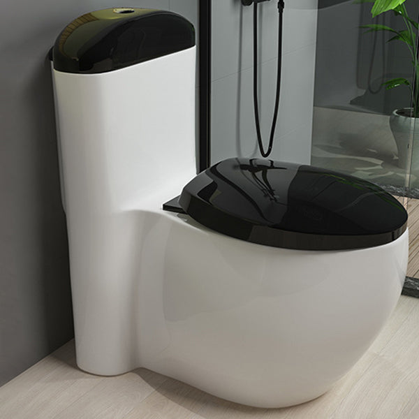 Traditional Toilet Bowl One Piece Toilet Floor Mounted Siphon Jet Flush Toilet