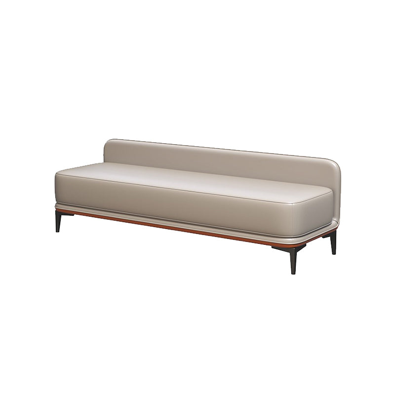 Modern Style Cushioned Seating Bench Rectangle Entryway and Bedroom Bench