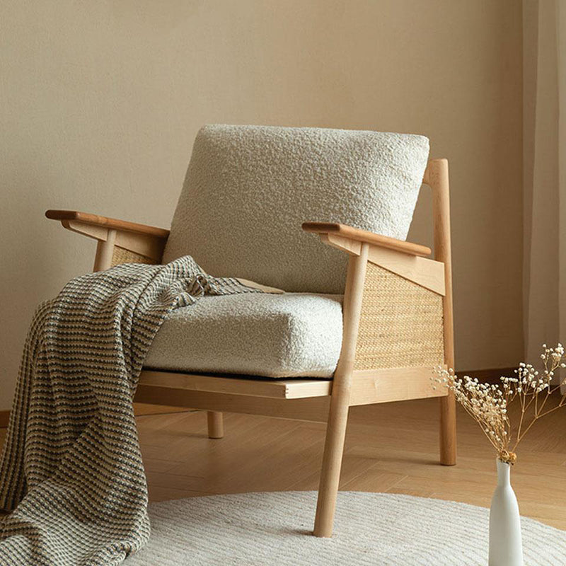 Modern Style Rattan Rocking Chair Indoor Sofa Rocking Chair for Break