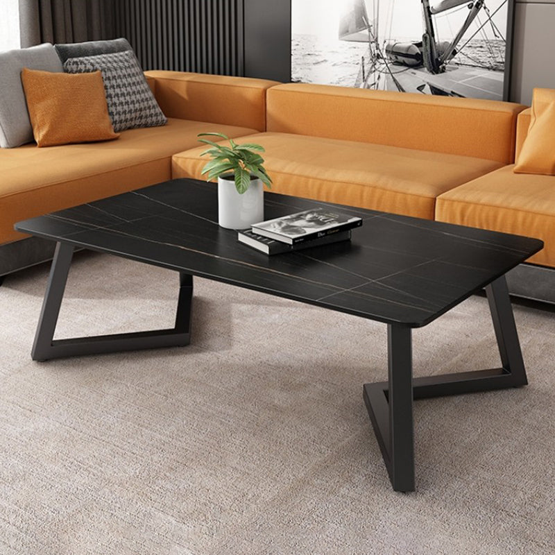 Trestle Bunching Tables Slate Rectangular Geometric Coffee or End Table
