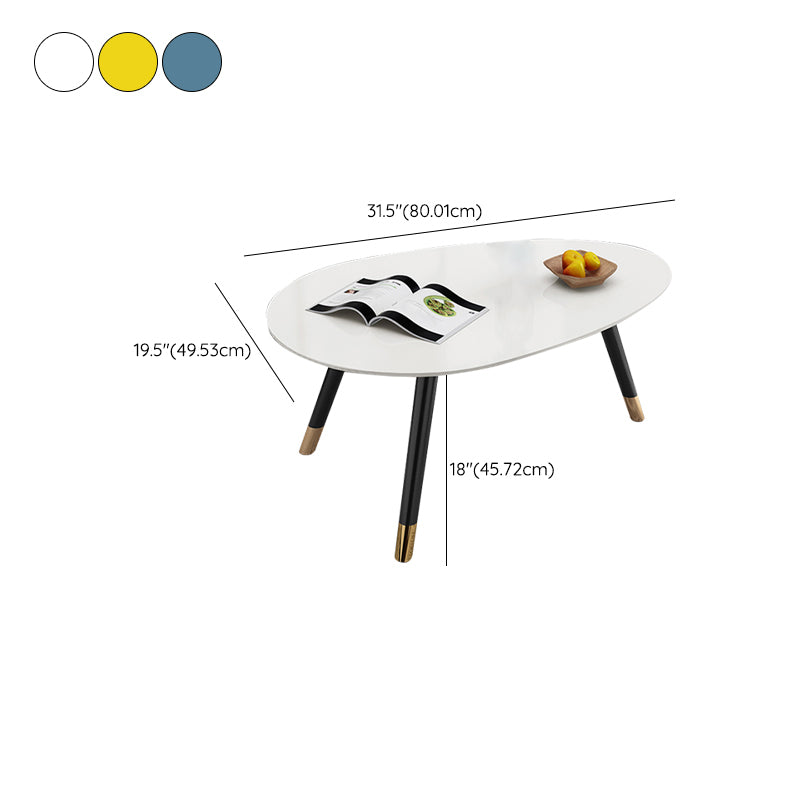 Contemporary Coffee Table Set No Distressing 3 Legs Wood Coffee Table
