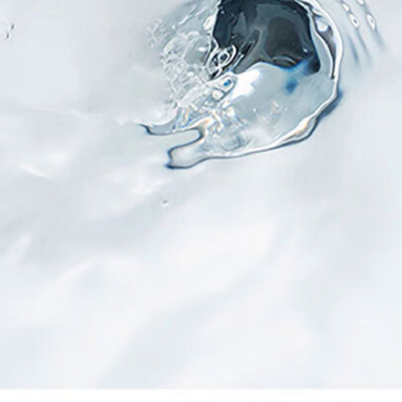 Modern Porcelain Bathroom Sink in White with Overflow Undermount Sink