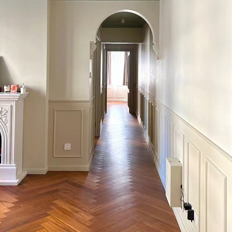 Contemporary Side Trim Piece Click-Locking Hardwood Deck Tiles