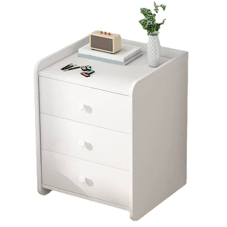 Contemporary Night Table Storage Accent Table Nightstand with 2/3 Drawers for Bedroom