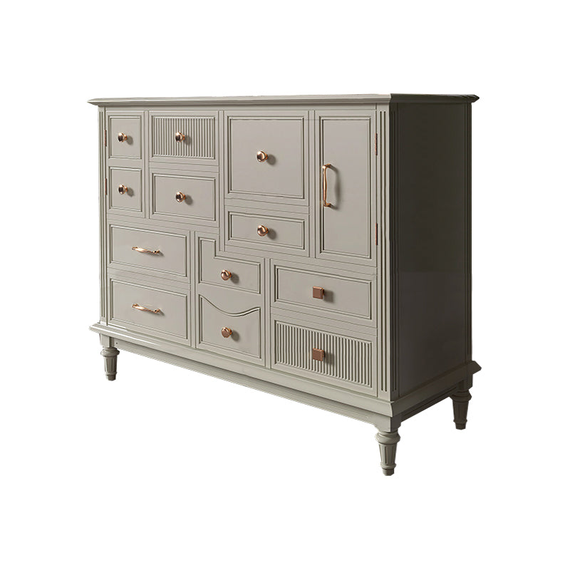 Traditional Storage Chest Solid Wood Dresser with Drawers , 14.04 Inch Width