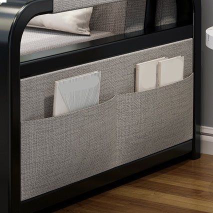 30" Wide Contemporary Sofa Futon Gray Pillow Included Storage Sleeper Sofa