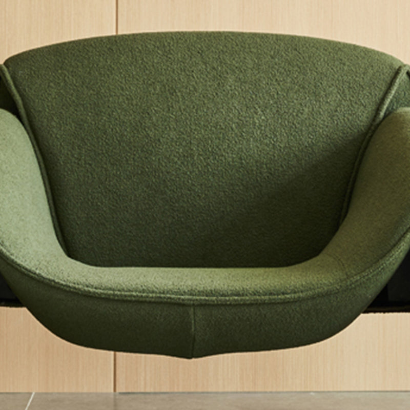 Contemporary 31.49" Wide Solid Color Fixed Back Back Sponge Arm Chair