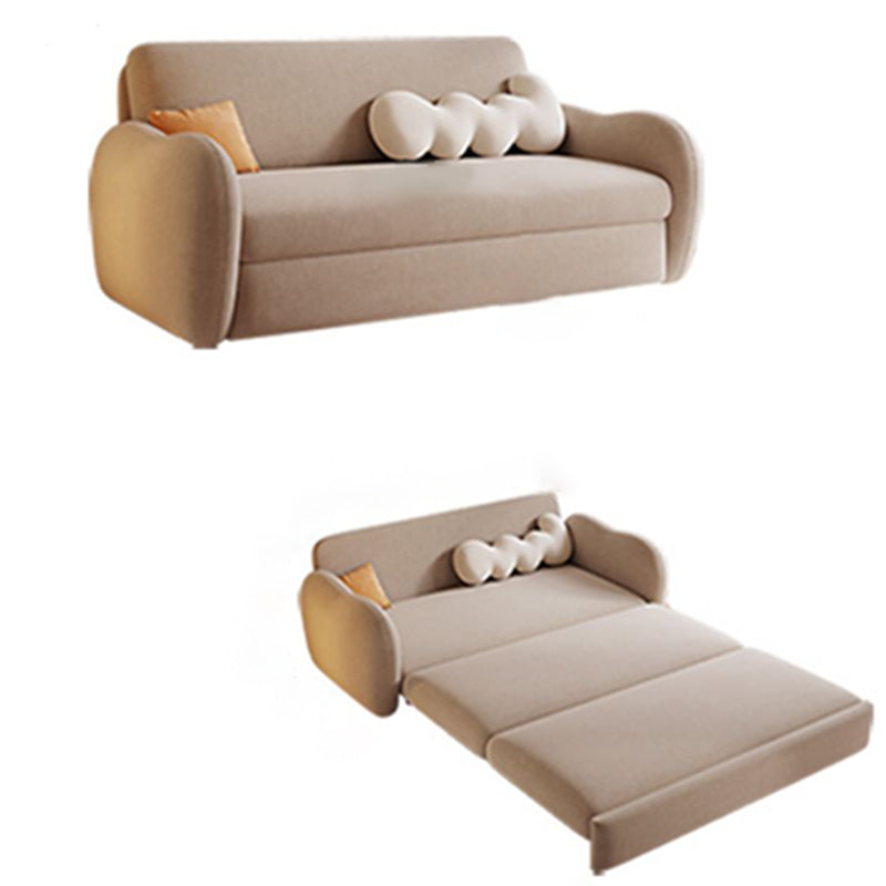 Scandinavian Foldable Futon Sleeper Espresso Futon Sleeper Sofa Bed