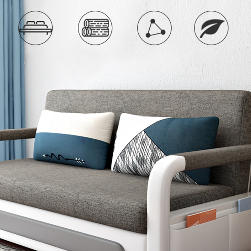 35" Wide Contemporary Sleeper Sofa Futon Storage Sleeper Sofa