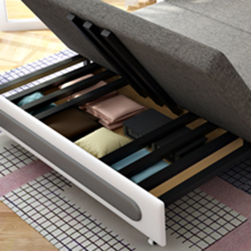 35" Wide Contemporary Sleeper Sofa Futon Storage Sleeper Sofa