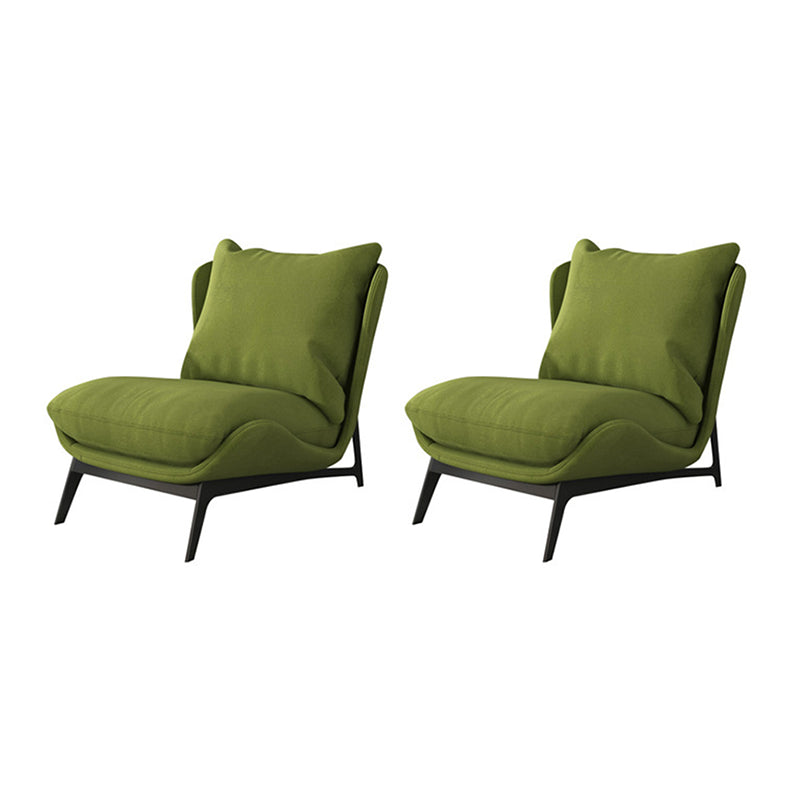 Contemporary Style 26.77" Wide Pillow Back Armless Lounge Chair