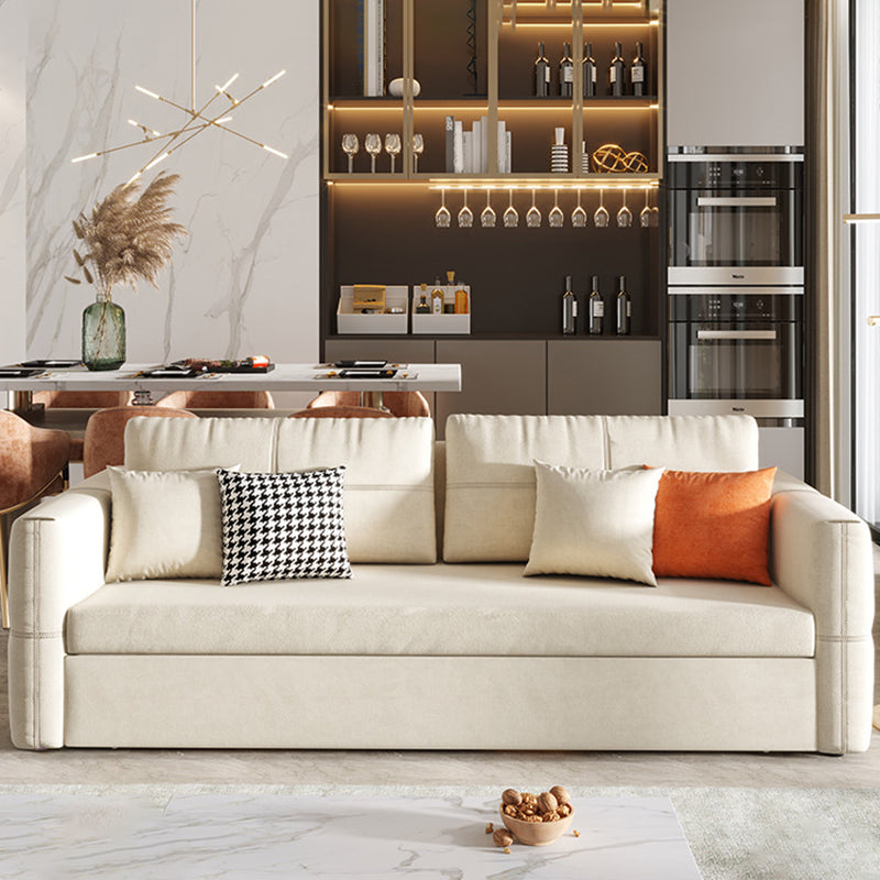 31" Wide Scandinavian Sleeper Sofa Futon Fabric Sleeper Sofa