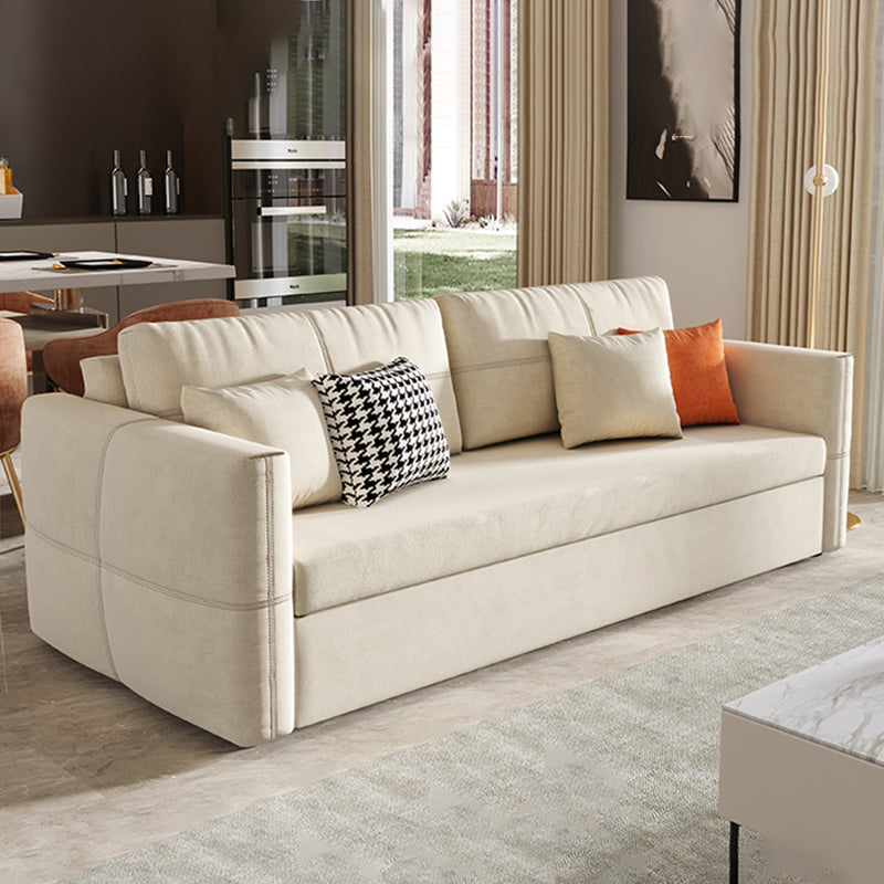 31" Wide Scandinavian Sleeper Sofa Futon Fabric Sleeper Sofa