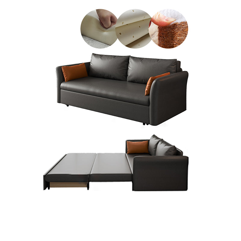 31" Wide Scandinavian Sleeper Sofa Futon Foldable Sleeper Sofa