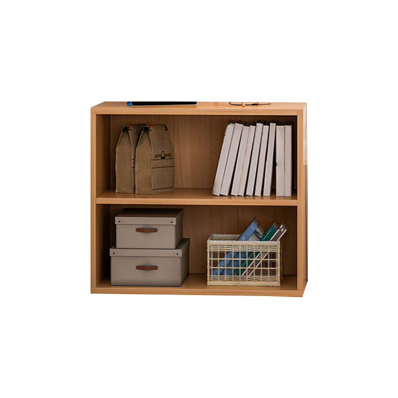 Engineered Wood Bookcase Standard Contemporary Closed Back Bookshelf