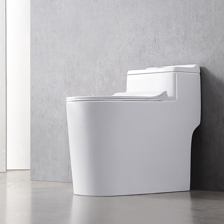 Modern Toilet Bowl One Piece Toilet Floor Mounted Siphon Jet Toilet