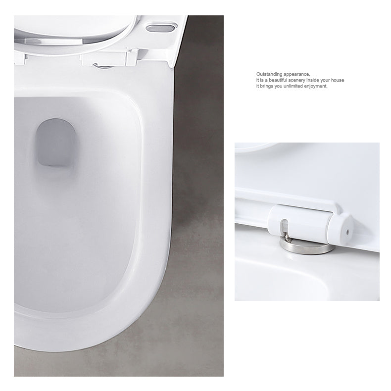 Modern Toilet Bowl One Piece Toilet Floor Mounted Siphon Jet Toilet