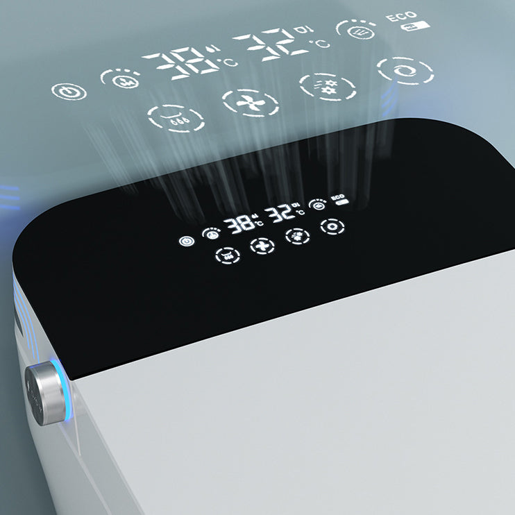 Modern ABS Toilet Bowl One Piece Toilet Floor Mounted Flush Toilet