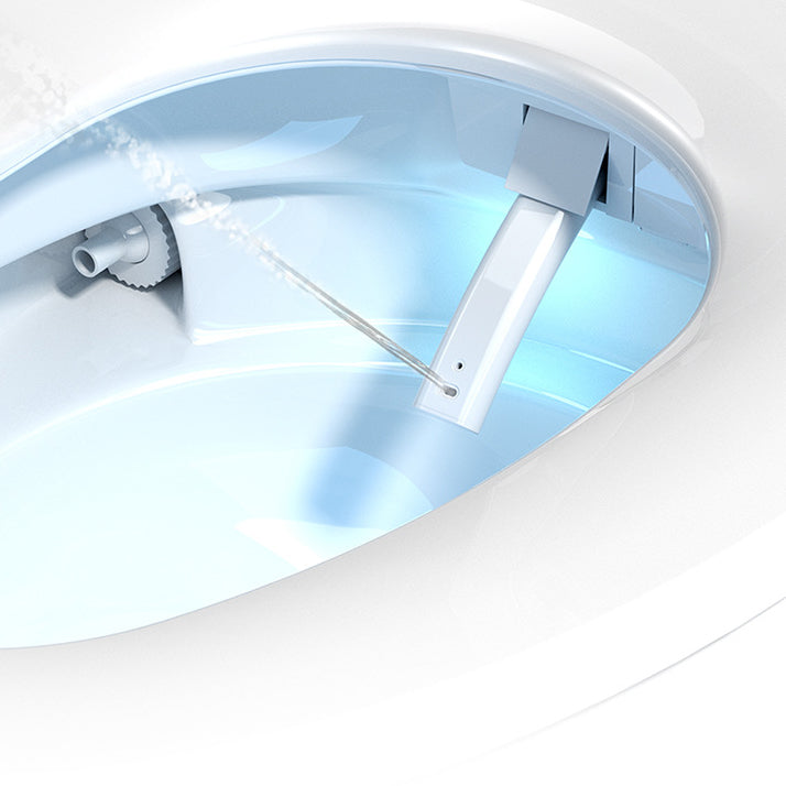 Modern ABS Toilet Bowl One Piece Toilet Floor Mounted Flush Toilet