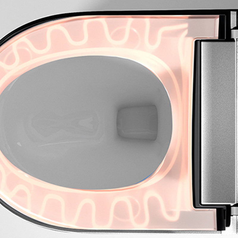 Modern Floor Mount Flush Toilet Siphon Jet Urine Toilet with Slow Close Seat for Washroom