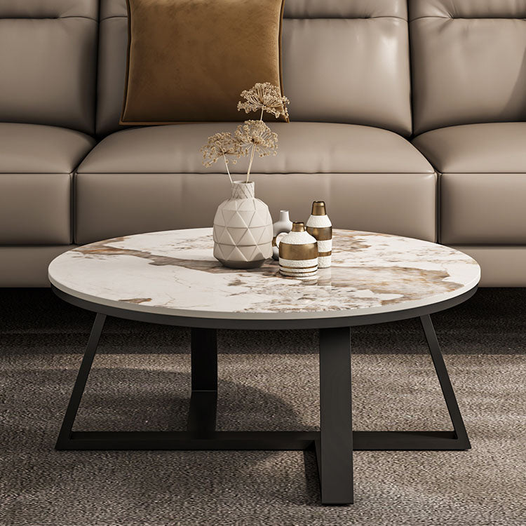 Frame Round Coffee Table Slate Top Coffee Coffee or End Table