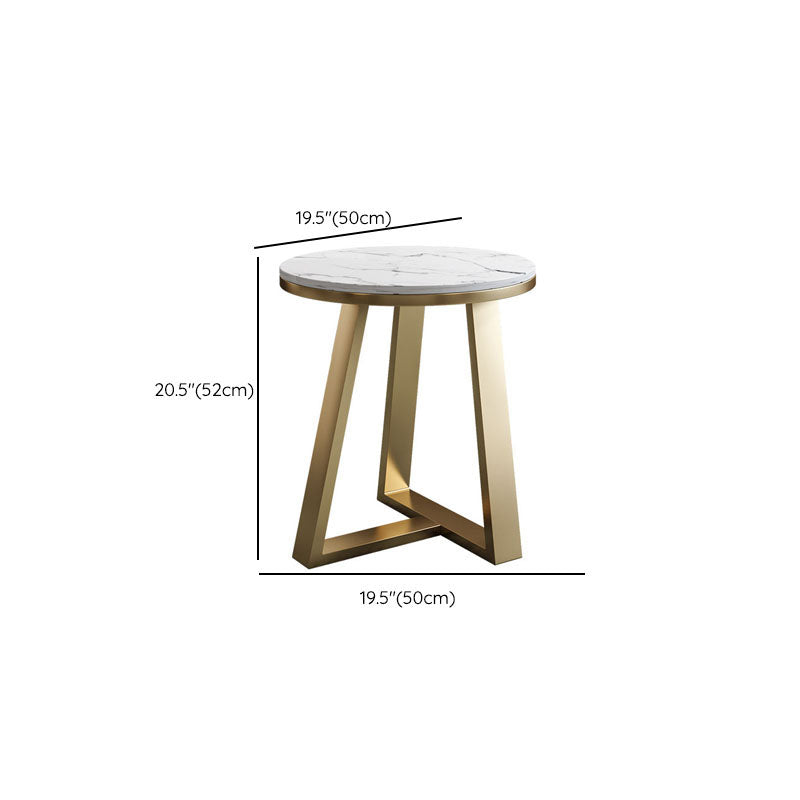 Frame Round Coffee Table Slate Top Coffee Coffee or End Table
