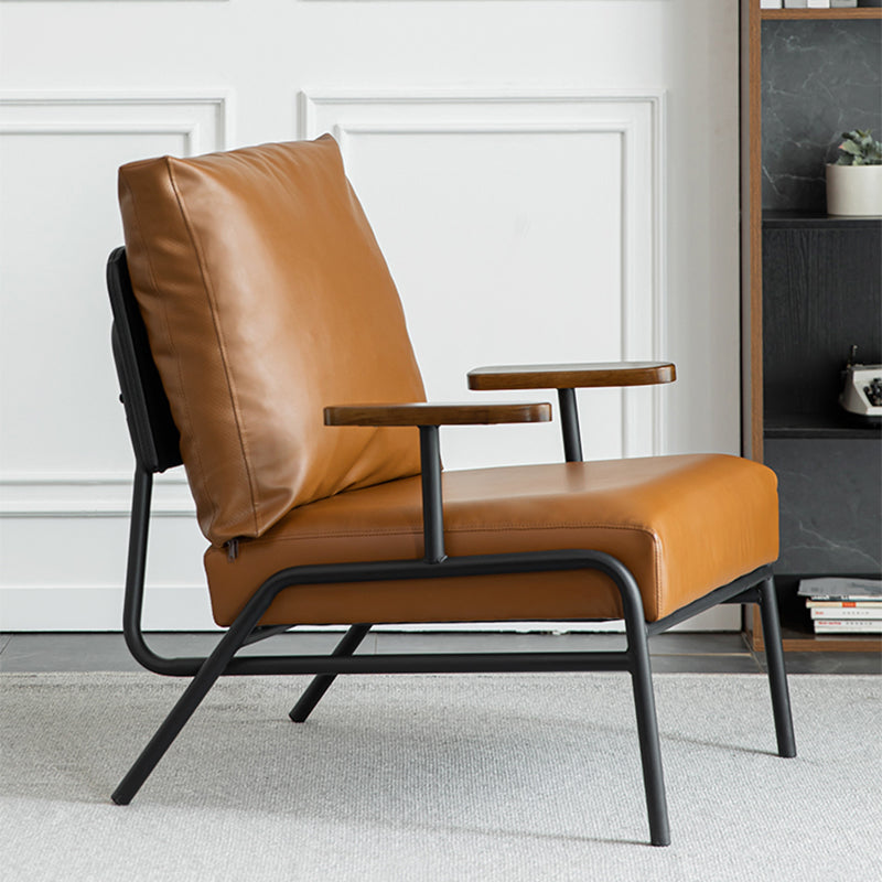 Contemporary 30.31"W Cushion Back Chair Upholstered ArmChair