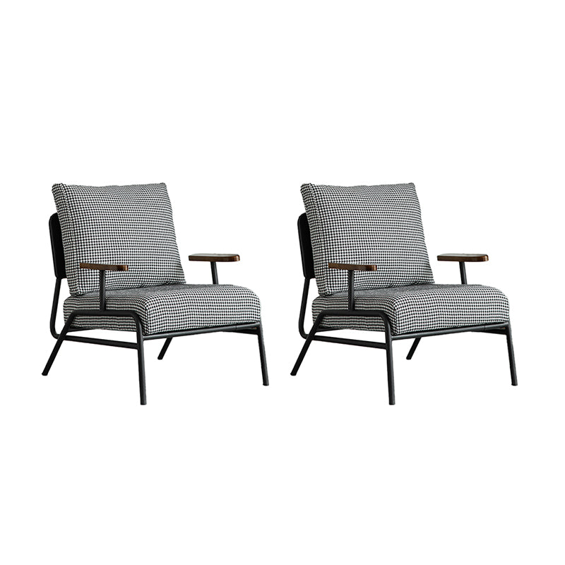 Contemporary 30.31"W Cushion Back Chair Upholstered ArmChair