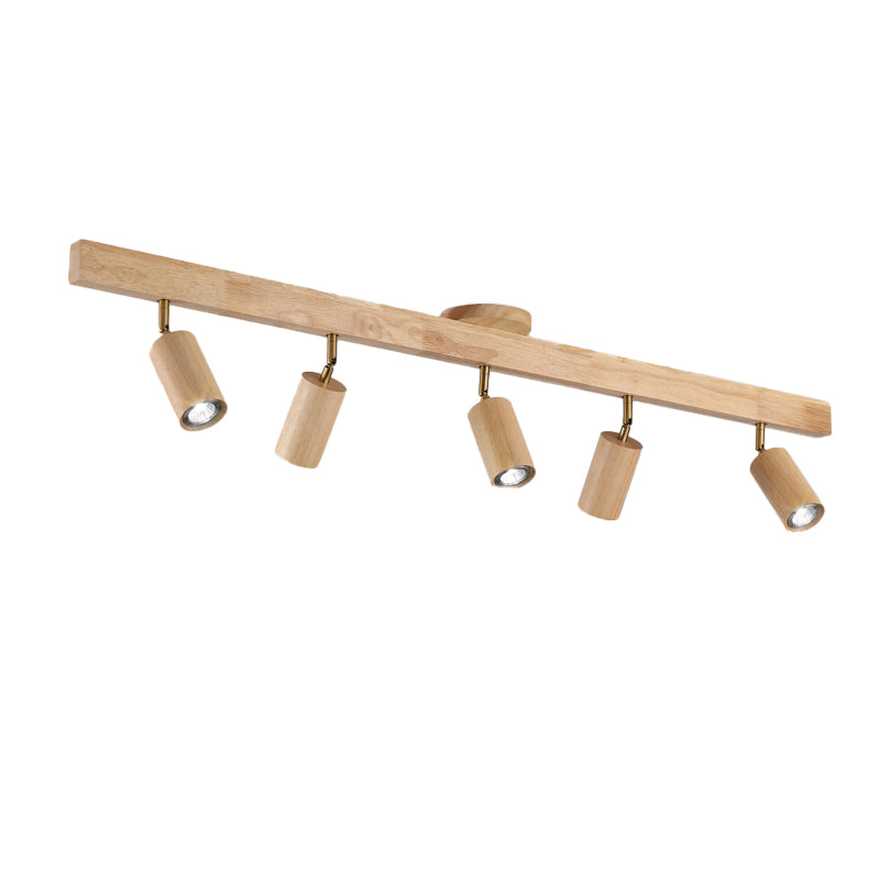 Solid Brass Ceiling Track Light Multi - Head Adjustable Ceiling Spotlight