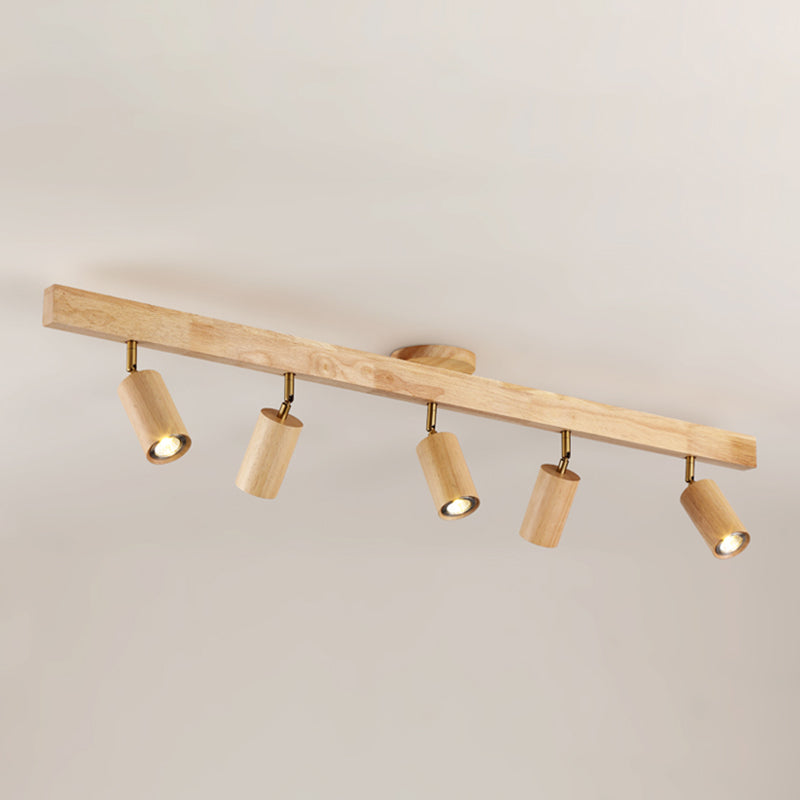 Solid Brass Ceiling Track Light Multi - Head Adjustable Ceiling Spotlight
