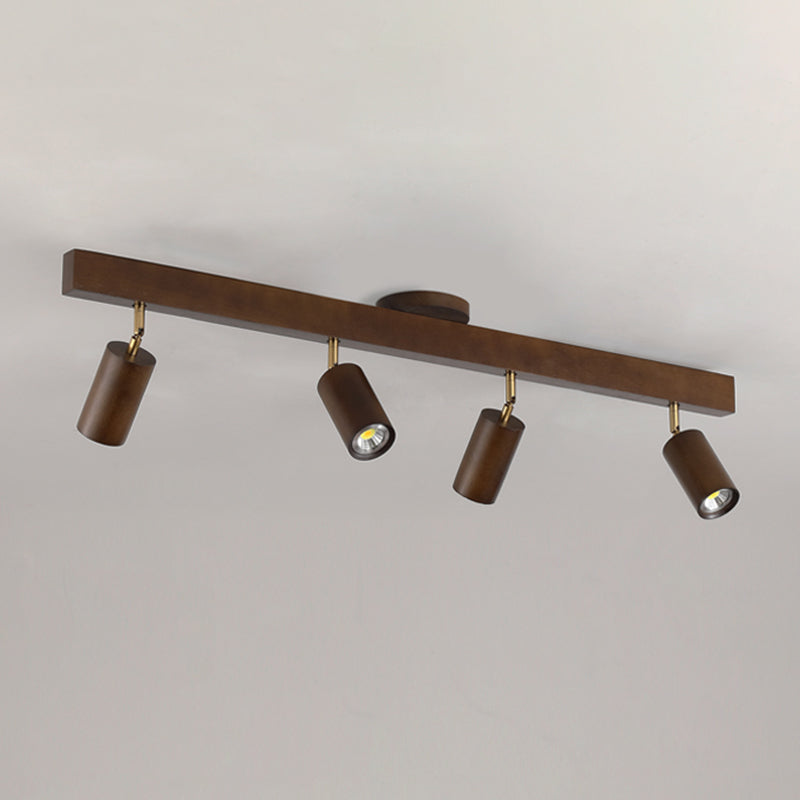 Solid Brass Ceiling Track Light Multi - Head Adjustable Ceiling Spotlight
