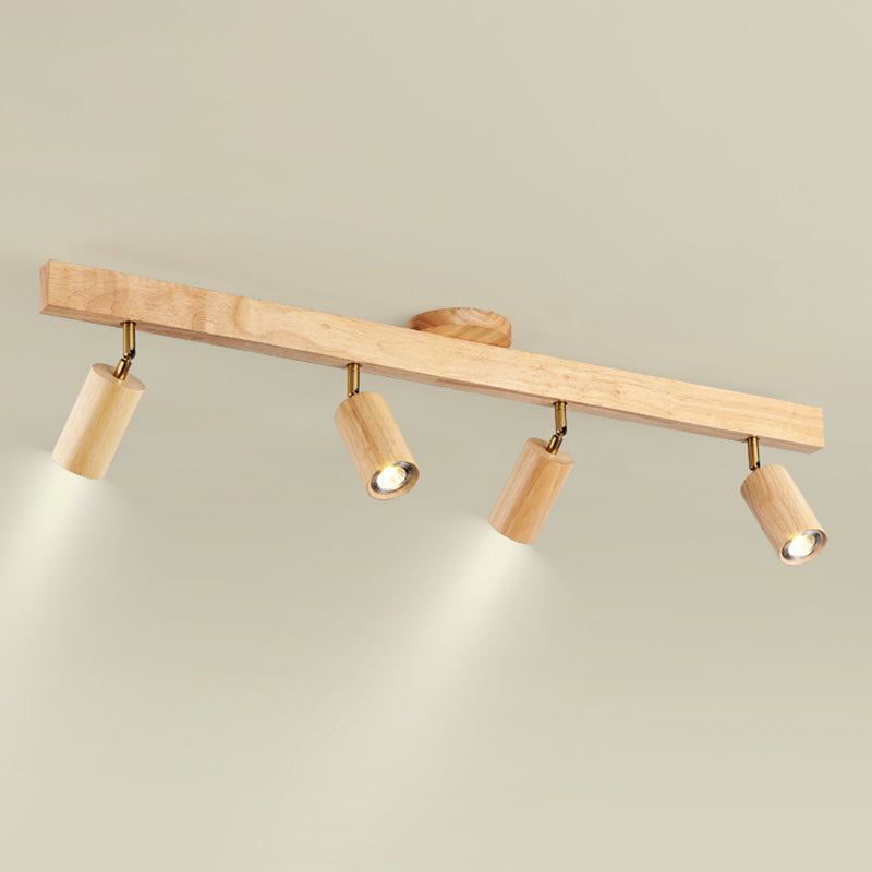 Solid Brass Ceiling Track Light Multi - Head Adjustable Ceiling Spotlight